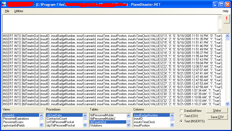 Insert (SQL) View